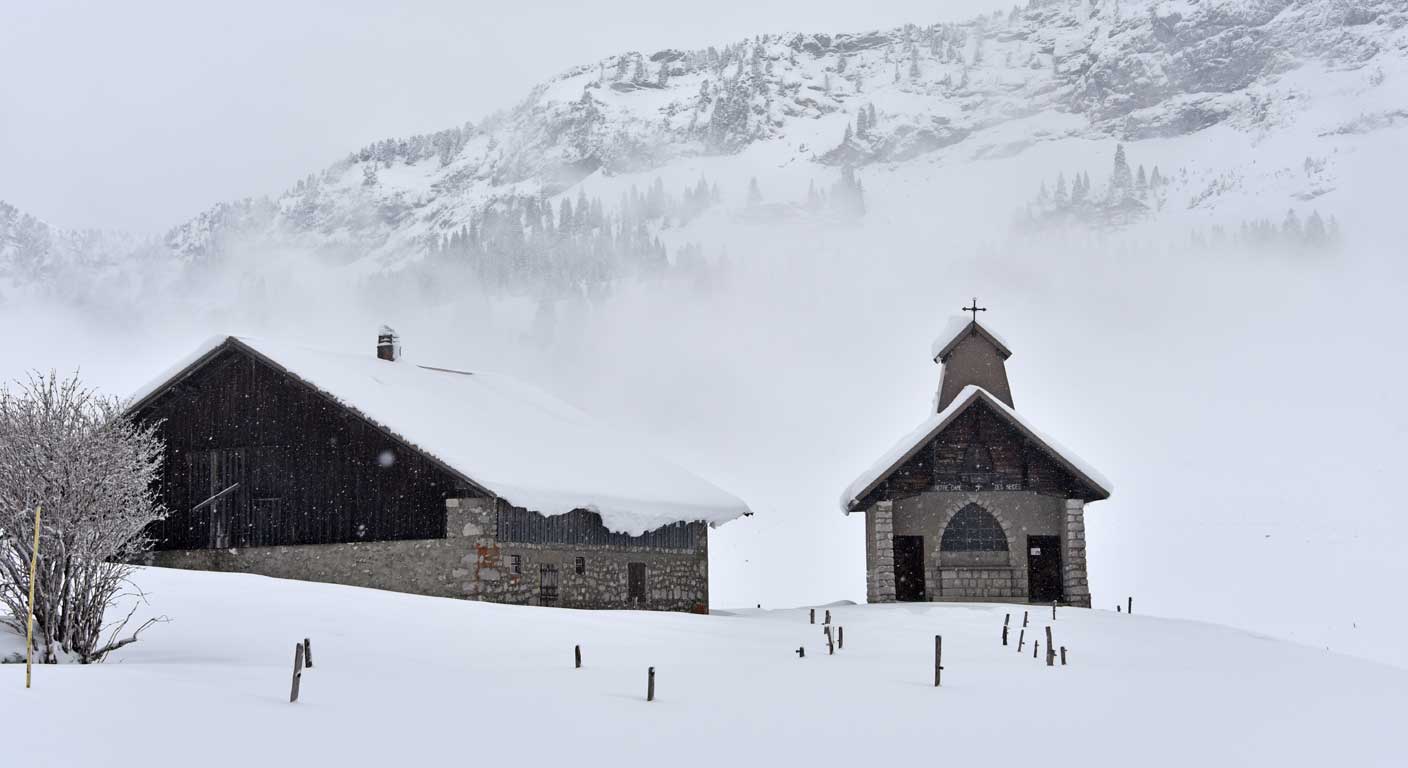 batiment religieux de Haute Savoie à visiter toute l'année Chapelle Notre Dame des Neiges